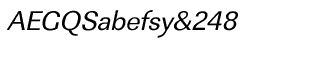 URW Linear fonts: URW Linear Cyrillic Regular Oblique