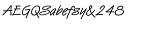 Handwriting fonts K-Y: Van Dijk CE
