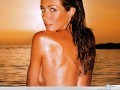 Vanessa Kelly wallpapers: Vanessa Kelly nude in the beach wallpaper