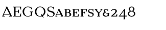 Serif fonts T-Y: Veranda Poster Regular Caps & Small Caps