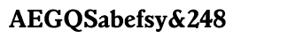 Serif fonts T-Y: Veronese Bold