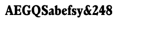 Serif fonts T-Y: Veronese Extra Bold Condensed