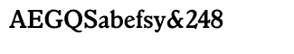 Serif fonts T-Y: Veronese Medium