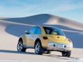 Car wallpapers: Volkswagen Concept Car  beatle on sand wallpaper