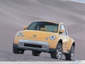 Volkswagen wallpapers: Volkswagen Concept Car orange on sand wallpaper