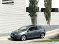 Volkswagen wallpapers: Volkswagen Golf in home garden wallpaper