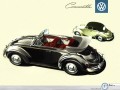 Volkswagen History wallpapers: Volkswagen History black and green convertible wallpaper