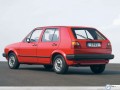 Volkswagen History red rear wallpaper