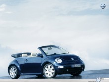 Volkswagen New Beetle blue wallpaper