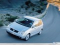 Volkswagen wallpapers: Volkswagen Polo down the road  wallpaper