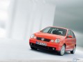 Volkswagen wallpapers: Volkswagen Polo red wallpaper