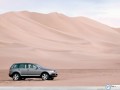 Volkswagen Touareg by sand hills  wallpaper