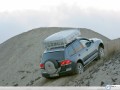 Volkswagen wallpapers: Volkswagen Touareg going to hill wallpaper