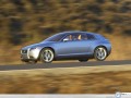 Volvo wallpapers: Volvo Concept Car down the road  wallpaper