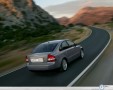 Volvo S40 wallpapers: Volvo S40 in turn of the road wallpaper