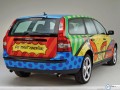 Volvo wallpapers: Volvo V70 colored rear view  wallpaper