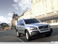 Volvo Xc90 in downtown wallpaper