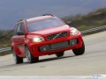 Volvo wallpapers: Volvo Xc90 red angle view wallpaper