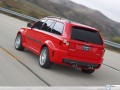 Volvo Xc90 red in road  wallpaper