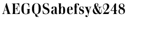 Serif fonts T-Y: Walburn Bold