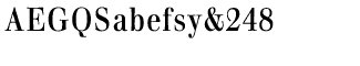 Serif fonts T-Y: Walburn Regular