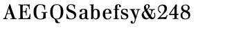 Serif fonts T-Y: Walburn Text