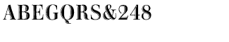 Serif fonts: Walburn Tooled Caps