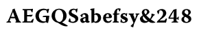 Serif fonts T-Y: Warnock Pro Bold Caption