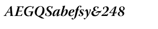 Serif fonts T-Y: Warnock Pro Bold Italic Subhead
