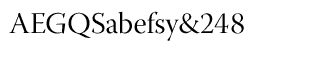 Serif fonts T-Y: Warnock Pro Display