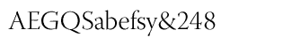 Serif fonts T-Y: Warnock Pro Light Display