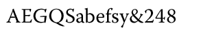 Serif fonts T-Y: Warnock Pro Regular