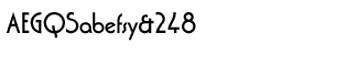 Retro fonts M-Z: Washington CE Regular