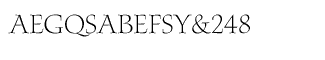 Serif fonts T-Y: Waters Titling Pro Light