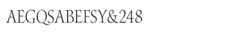 Serif fonts T-Y: Waters Titling Pro Light Scn