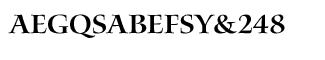 Serif fonts: Waters Titling Pro Sb