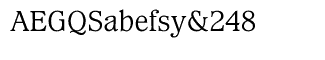 Serif fonts T-Y: Waverly Light