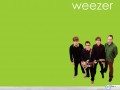 Music wallpapers: Weezer green wallpaper