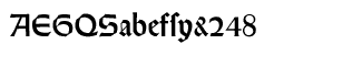 Serif fonts T-Y: Weiss Rundgotisch