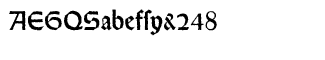 Serif fonts T-Y: Weiss Rundgotisch Antique CE