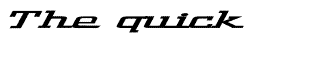 Serif misc fonts: Wide Glide