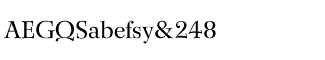 Serif fonts T-Y: Wilke 55 Roman