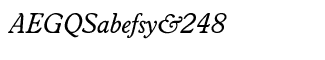 Serif fonts T-Y: Worcester Round Regular Italic