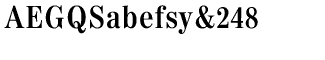 Serif fonts T-Y: Worldwide Headline Bold