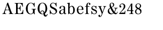 Serif fonts T-Y: Worldwide Regular