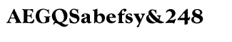 Serif fonts T-Y: WTC Goudy Bold