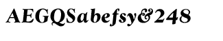 Serif fonts T-Y: WTC Goudy Bold Italic