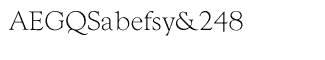 Serif fonts T-Y: WTC Goudy CE Light