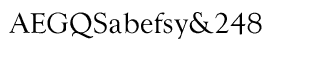 Serif fonts T-Y: WTC Goudy Regular