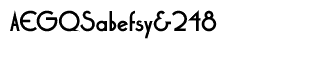 Retro fonts M-Z: Xctasy Sans Bold  alternate version